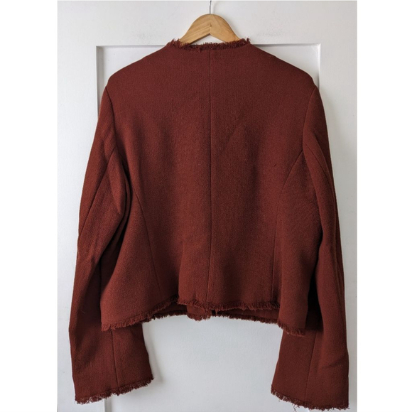 NWT Rag & Bone | Carmen Wool Jacket in Mahogany - Picture 3 of 16